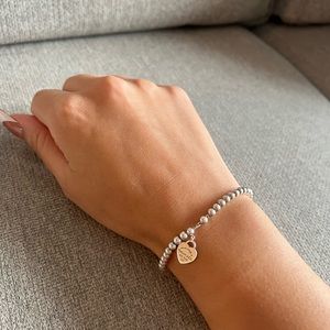 Tiffany & Co Heart Tag Bead Bracelet